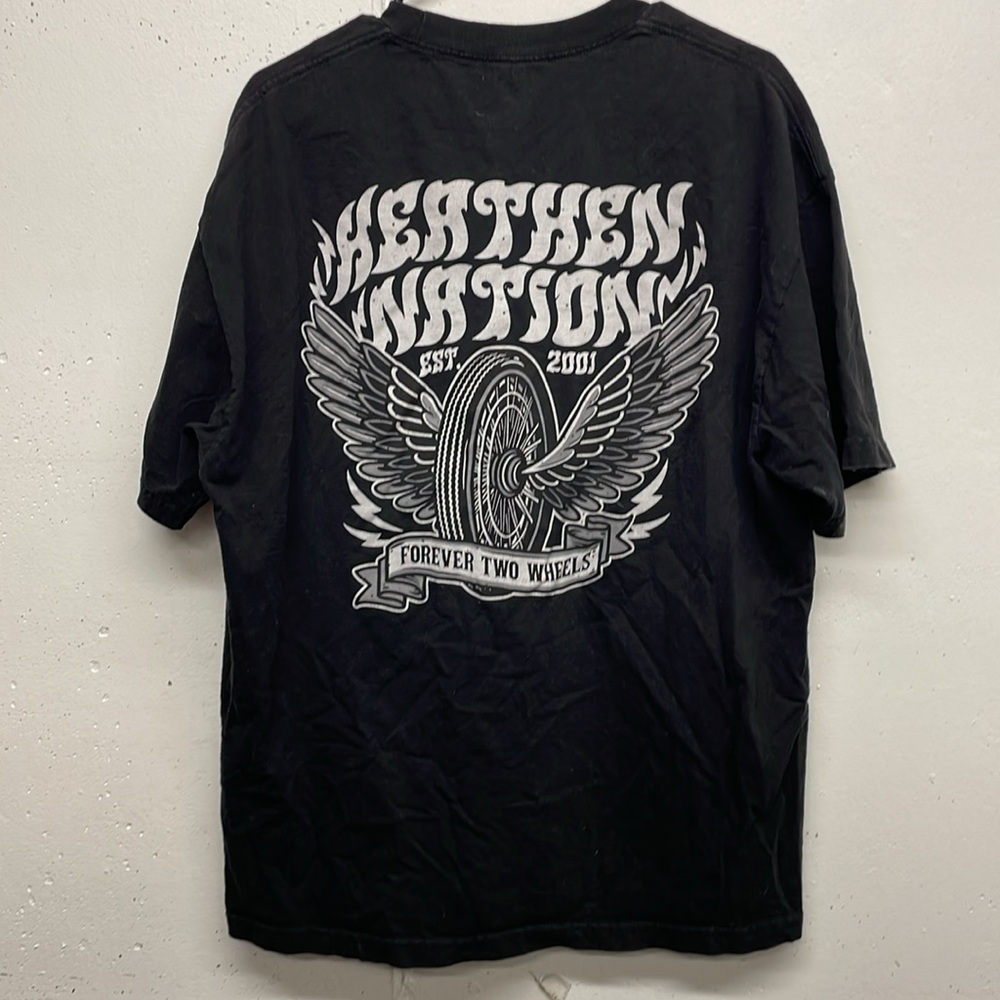 Heathen Nation black tee XL